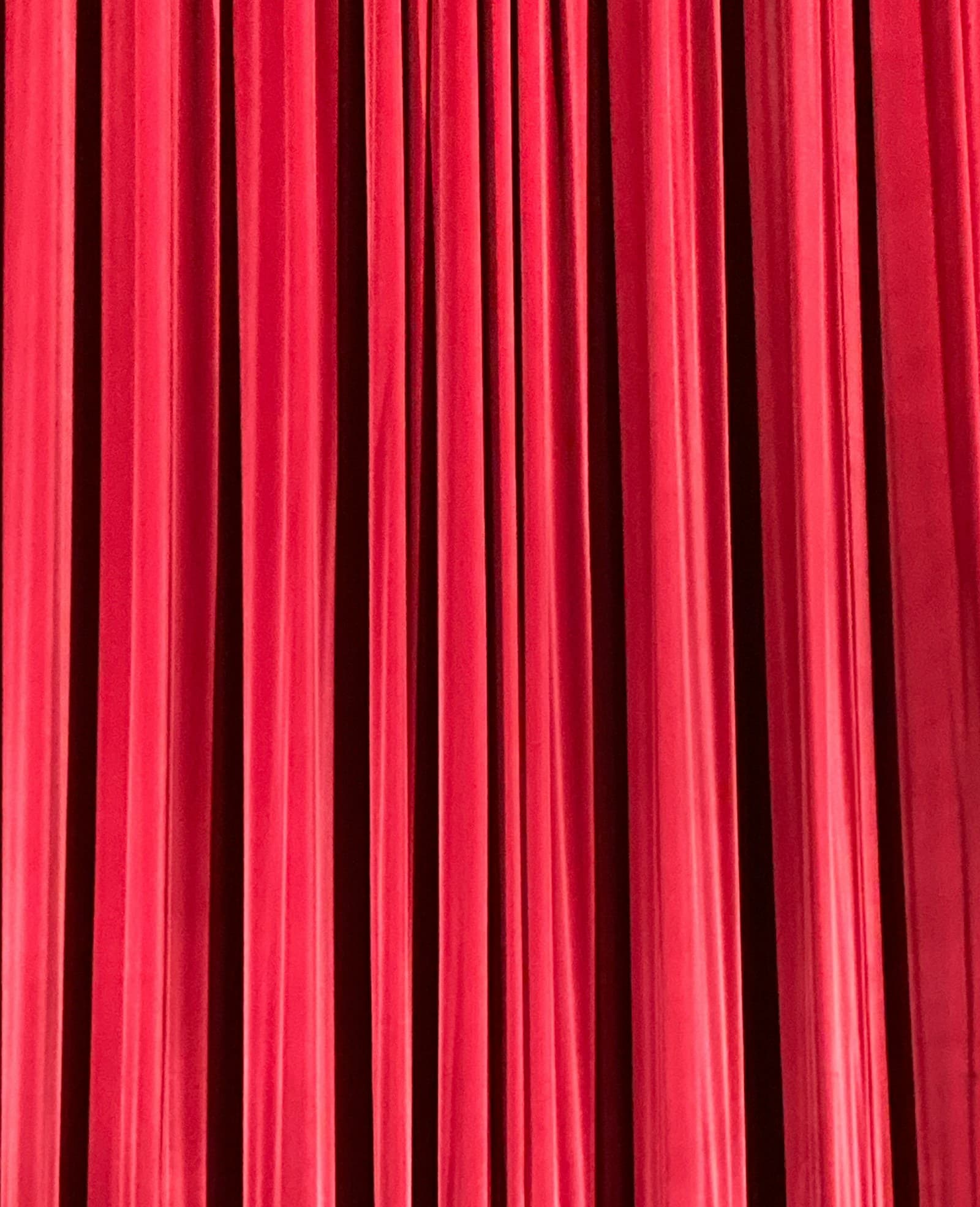Red velvet stage curtain backdrop